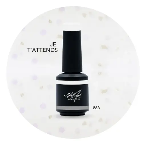 [863T] Abstract Brush N' Color JE T'ATTENDS 10ml