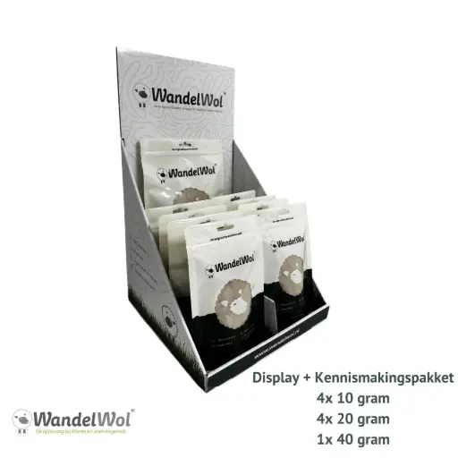 [7435123480485] WandelWol Anti-Druk Wol Display