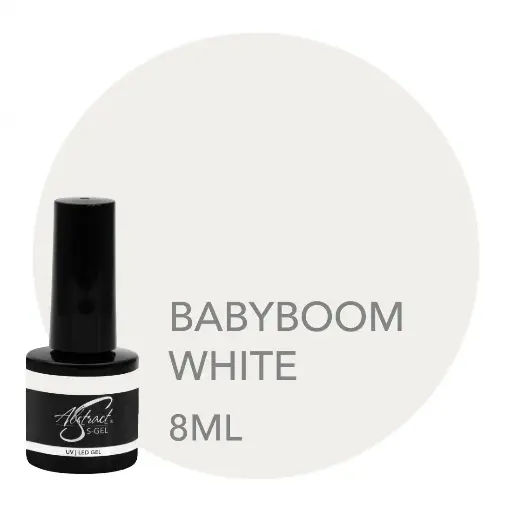 [4265821] Abstract S-Gel Babyboom White TINY 8ml