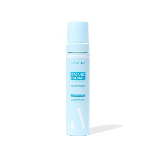 [72042] Azure tan self tan mousse Organic coconut medium to dark 200ml