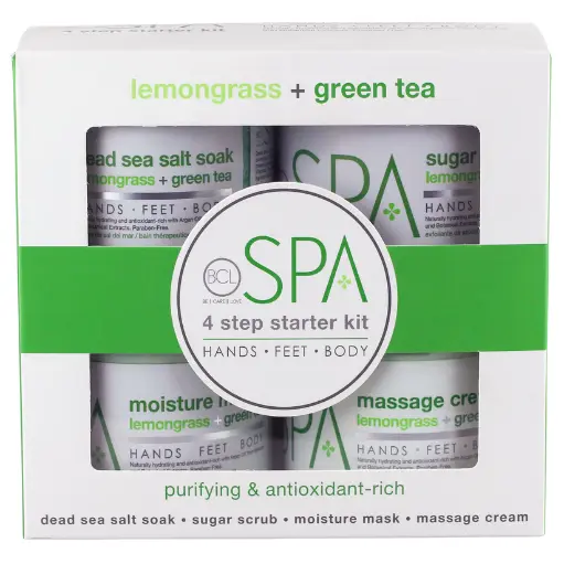 [SPA51110] BCL Spa 4 Step Starter Kit: Lemongrass & Green Tea