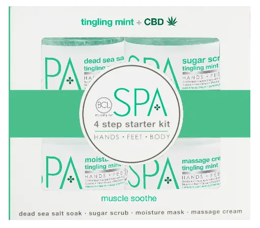 [SPA56119] BCL Spa 4 Step Starter Kit: Tingling Mint & CBD