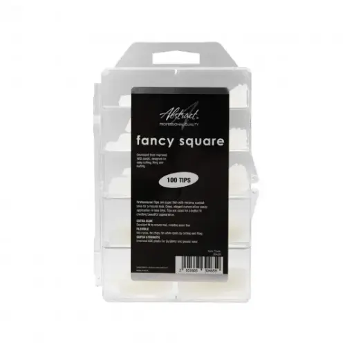 [304659] Abstract Fancy Square Natural Per 100 Stuks