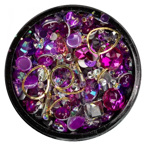[56194] Abstract Jewelry Box Lavender