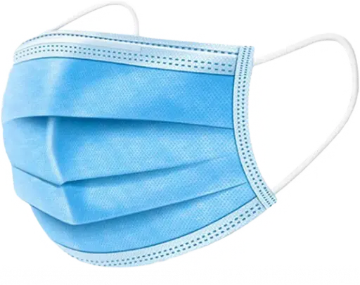 [291761] Medische mondmaskers blauw per 50 stuks
