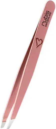 [1K108H] Rubis pincet roze hartje