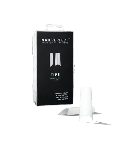 [10190000103] Nail Perfect Salon Coffin Tips