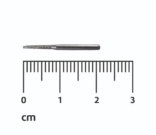 [847314012] Turbine diamant fissure conique plat