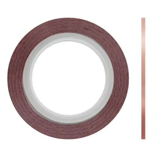 [056231] Abstract Striping Tape Rose Gold M