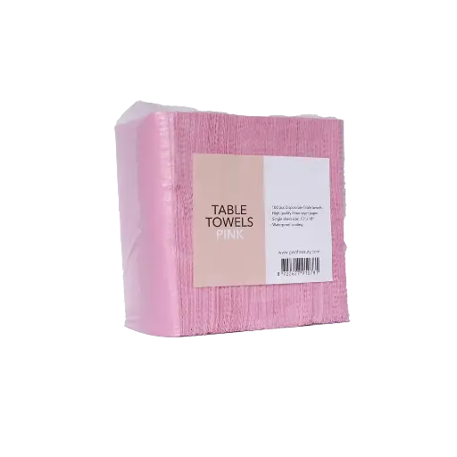[19822000170] Nail Perfect Table Towel Pink
